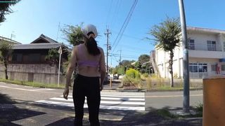 Japanese Wife Public flashing - The Secret “VLOG” Episode 24