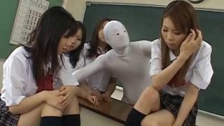 Japanese AV Model naked in public