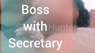 Boss with MILF Secretary | MILF Celebrating new Job | Real MILF Sex