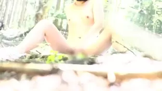 I masturbated to my heart's content in the woods and it was awesome!