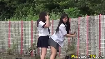 Oriental teenie bitches pee