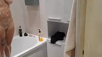 Spying for my teeny step sister and jerking off. Hope she's don't notice me. Want to jizz in she's twat someday
