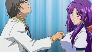Busty Teeny Gets her Nipples Hard During Doctor's Exam - Anime
