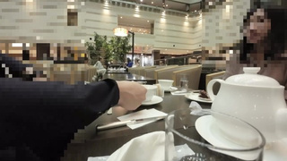 【個人撮影】#29 エンW不倫CH 高級ホテル優雅にカフェしてお風呂へ。。生挿入して中出しする不倫カップルの日常♡／Chinese homemade /日本人/chinese wifey/ milf/