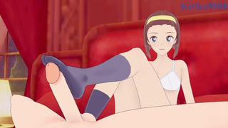 Sonoko Suzuki and I have intense sex in the bedroom. - Detective Conan Anime