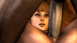 Max Caulfield Loses her Virginity to Ebony Tribal Chiefs Part four
