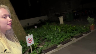 I fuck my youngster blonde neighbor while I was on vacation